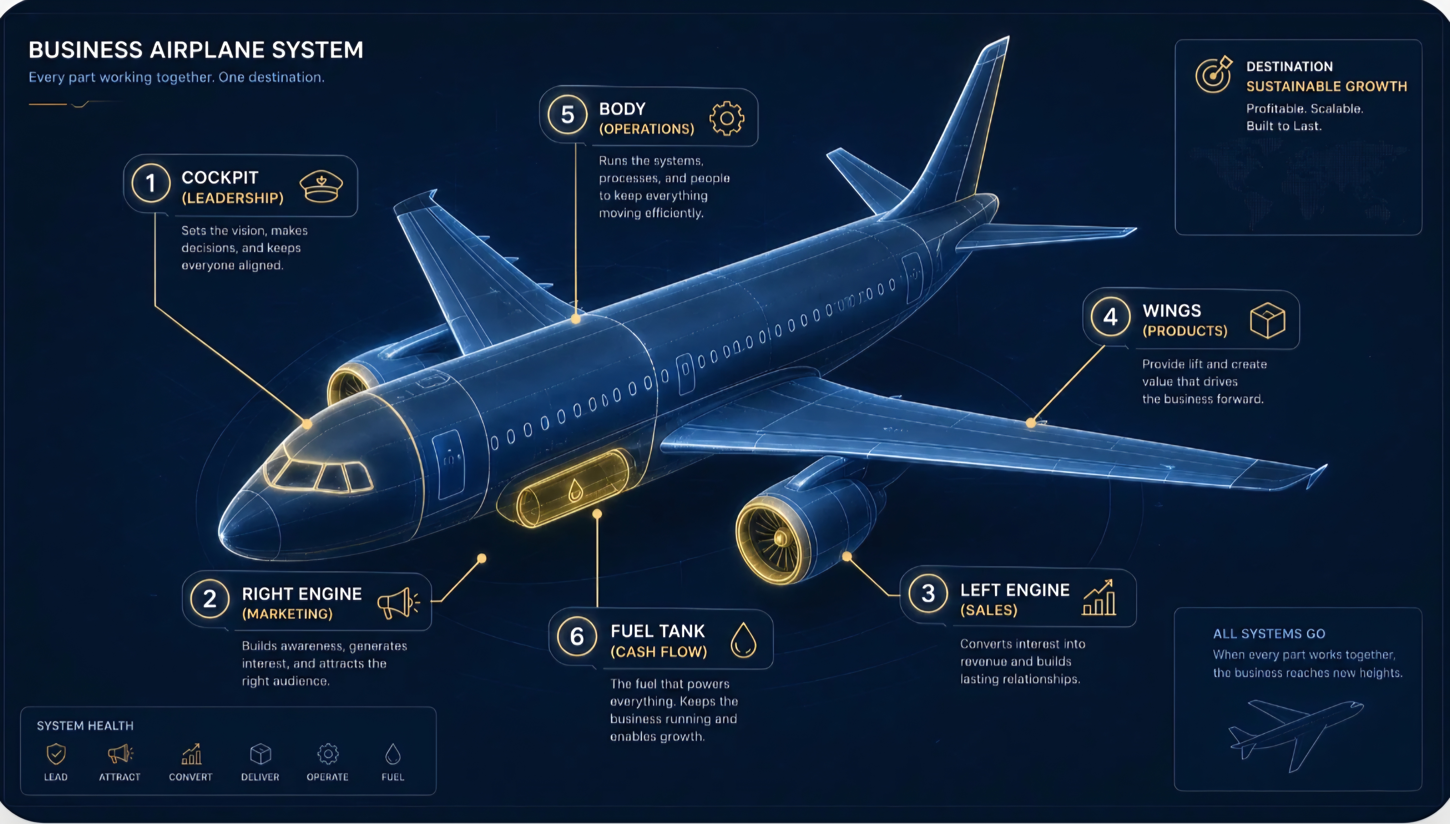 نظام الطائرة للبيزنس - Business Airplane System